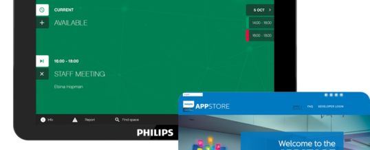 Philips Professional Display Solutions kündigt Partnerschaft mit GoBright für erweiterte Funktionen zur Verwaltung von Konferenzräumen an