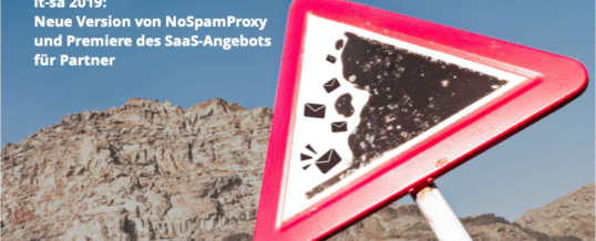 it-sa: Net at Work zeigt neue NoSpamProxy-Version und Premium Managed Service für Mail Security