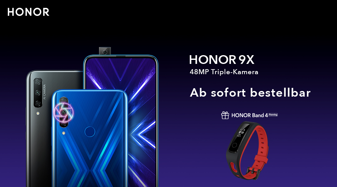HONOR 9X Countdown: Xtreme smartes Bundle verkürzt Wartezeit zum Sales-Start