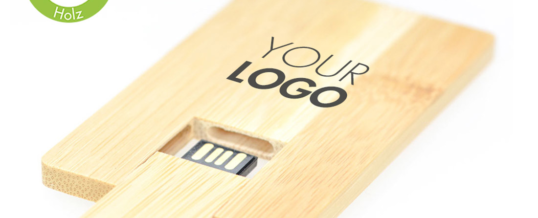 MrDISC stellt vor: Echtholz USB-Stick „ECO Wood Card“ von 1-32GB