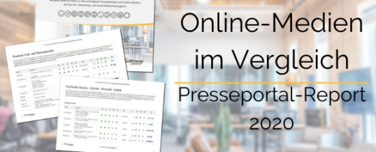 Der Presseportal-Report 2020 ist das optimale Werkzeug für Ihre Medienarbeit