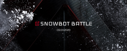 OnePlus präsentiert die erste 5G-Snowbot-Schlacht