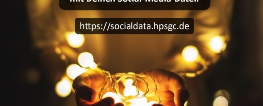 Bringe Licht ins Dunkel mit Deinen Social-Media-Daten