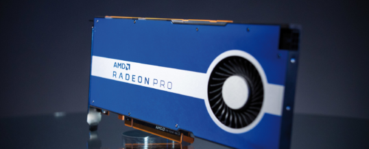 Die AMD Radeon Pro W5500 Workstation-Grafikkarte
