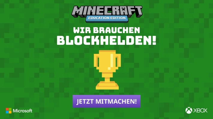 Minecraft Wettbewerb: Microsoft und Code Your Life suchen nach den besten Zukunftsideen