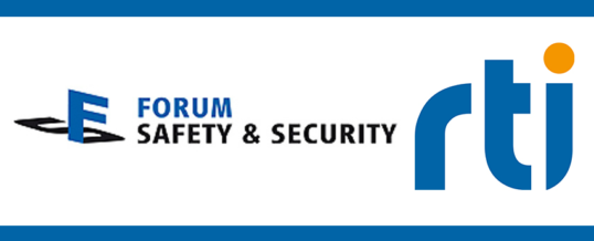 RTI auf dem Virtuellen Forum Safety & Security am 23. Juni