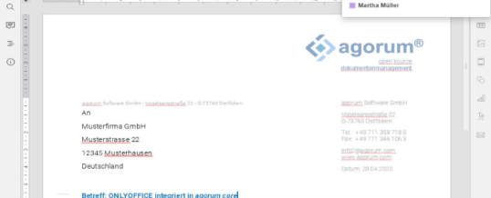 New Work im Blick: agorum integriert ONLYOFFICE in webbasierte Digitalisierungsplattform