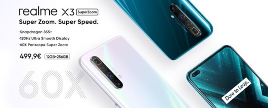 realme bringt X3 SuperZoom Smartphone mit 60X Periscope-Zoom auf den deutschen Markt