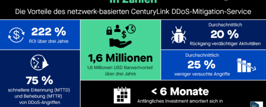 Studie zum netzwerk-basierten DDoS-Mitigation-Service dokumentiert erhebliche wirtschaftliche Vorteile für Enterprise-Kunden