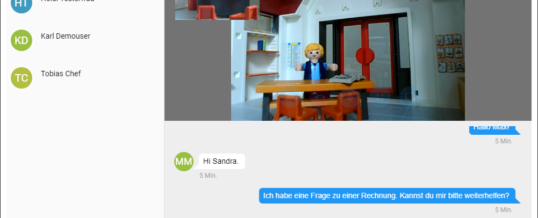 Virtuelle Kommunikation im ecoDMS Archiv über den ecoWORKZ-Videochat