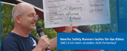 „NewTec Safety Runners“ laufen für das Klima