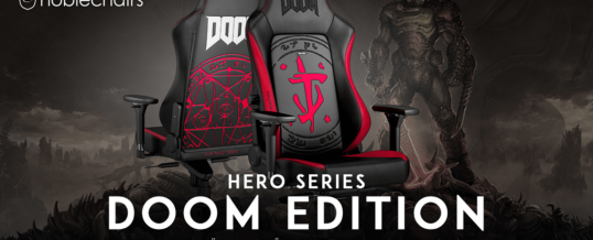 Neu: noblechairs HERO Series DOOM Edition Gaming-Stuhl!