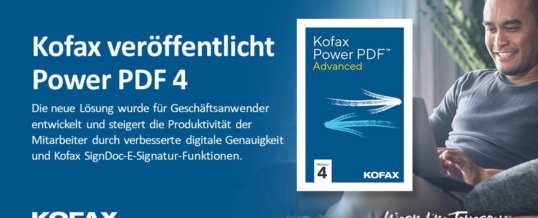 Kofax veröffentlicht Power PDF 4