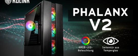 Kolink Phalanx V2 ARGB Midi-Tower jetzt vorbestellbar!