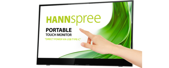 HANNspree: Portable USB-Monitore mit 15,6-Zoll-ADS-Panel