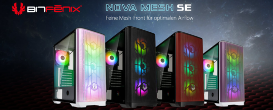 Jetzt bei Caseking: BitFenix Nova Mesh SE Midi-Gehäuse!