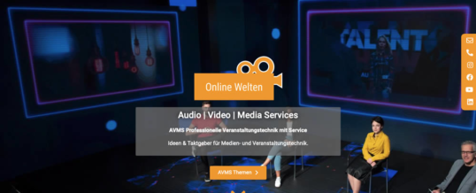 AVMS Audio Video Media Services präsentiert sich mit einer neuen Website