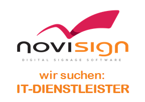 NoviSign sucht IT Dienstleister in Deutschland