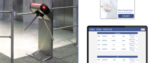 COVID Zutrittsmanagement System für Impfzentren