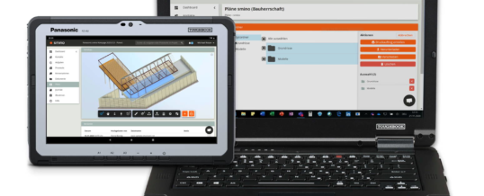 Komplettlösung für die Baubranche mit Panasonic TOUGHBOOK und smino