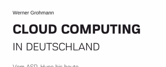 Fachbuch Cloud Computing in Deutschland: Neuauflage erschienen