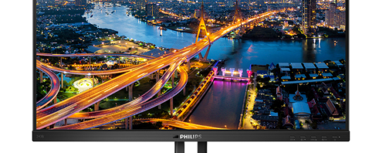 Komfortabel, grün, stark: Philips Monitor 243B1JH mit Hybrid-USB-Anschluss und sicherer Webcam