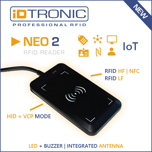 RFID Reader mit HID + VCP für IoT-Bereiche