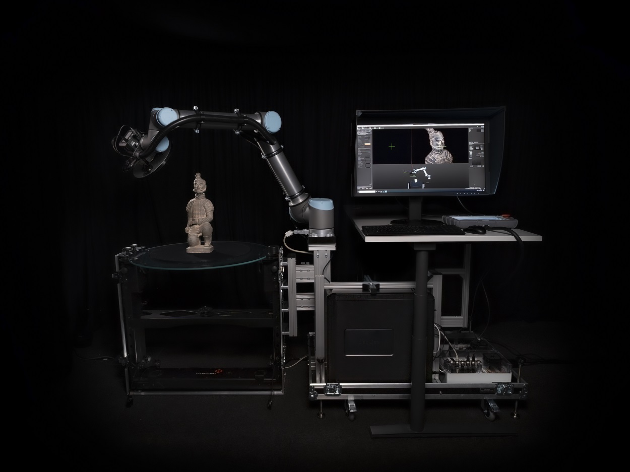 Fraunhofer IGD entwickelt Roboterarm, der Kulturgüter in 3D scannt und kooperiert mit Phase One