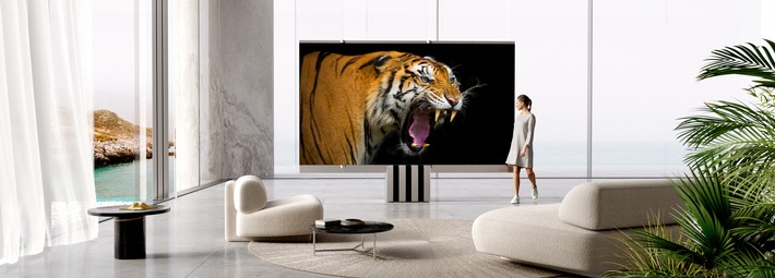 C SEED präsentiert den weltweit ersten faltbaren 165-Zoll-Micro-LED-Fernseher – Luxus und Stil, neu definiert