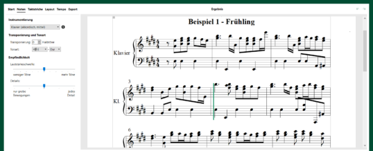 Noten aus Aufnahmen gewinnen – capella audio2score