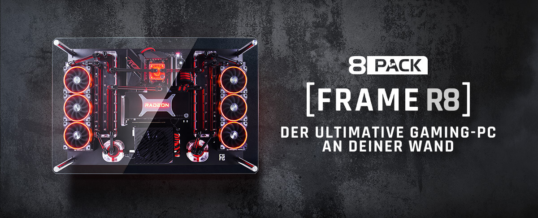 8Pack Frame R8: Der ultimative Gaming-PC an deiner Wand