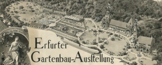 Gartenschauen haben in der Blumenstadt Erfurt eine fast 200-jährige Tradition