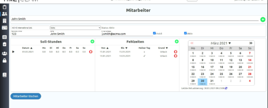 Timeclam erleichtert digitale Zeiterfassung