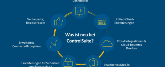 Kofax ControlSuite beinhaltet ab sofort Cloud-Integrationen, Analyse-Dashboards und Unified Clients