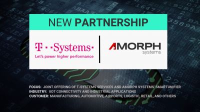 Amorph Systems und T-Systems bauen Geschäftstätigkeiten aus