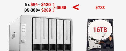 Kostengünstige Speicher mit hoher Kapazität trotz hohen SSD/HDD Preisen durch TerraMasters Disk Array Geräten