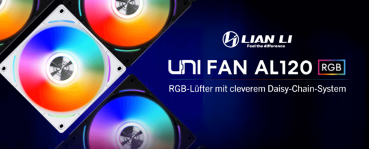Raffiniert und edel: Lian Li UNI FAN AL120 RGB