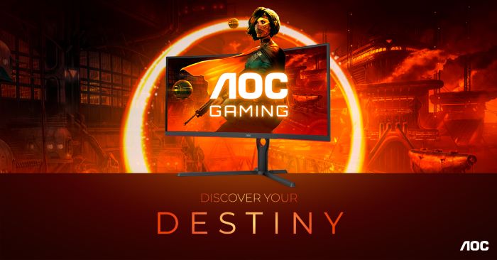 Hier wartet das Abenteuer: AOC GAMING G3-Monitore mit 165 Hz und 1000R-Krümmung