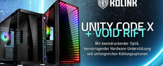 Neu: Kolink Unity Code X ARGB & Void Rift ARGB Midi-Tower