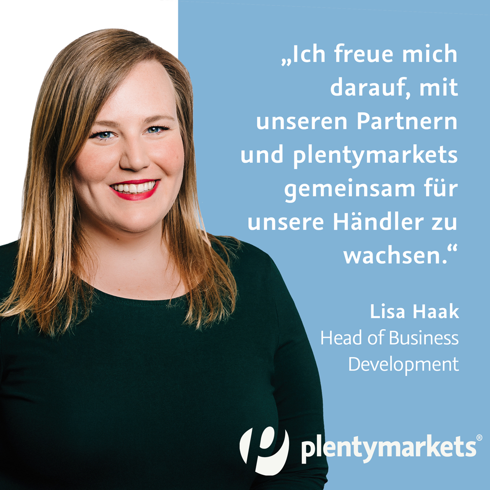 Willkommen bei plentymarkets: Lisa Haak wird neuer Head of Business Development