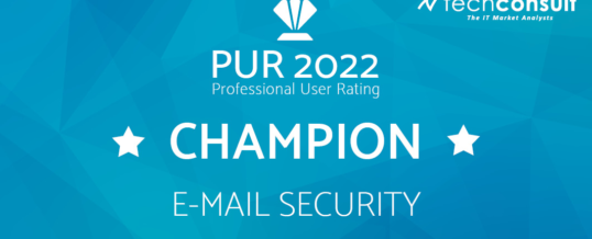 NoSpamProxy in unabhängiger Nutzerbefragung für E-Mail-Security zum fünften Mal Champion