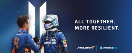 McLaren Formel-1-Team macht Immersive Labs zum Official Partner für Cyber Workforce Optimization