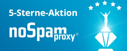 NoSpamProxy feiert fünf Champion-Sterne mit großer Rabattaktion