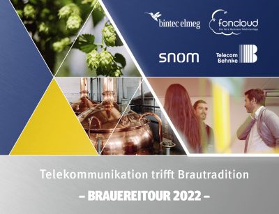 Telekommunikation trifft Brautradition: Roadshow 2022 mit bintec elmeg, foncloud, Snom und Telecom Behnke