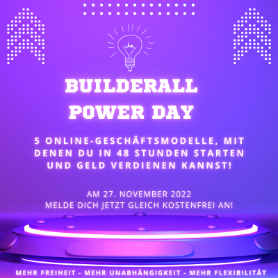 Builderall Power Day am 27. 11.2022
