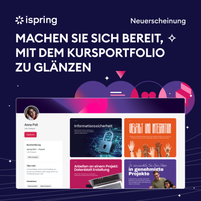 iSpring veröffentlicht innovatives Kursportfolio für seine Cloud-Produkte Suite Max und Page