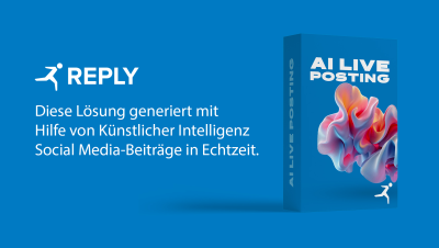 „AI Live Posting“ von Reply ermöglicht mit generativer KI die Erstellung von Beiträgen in Echtzeit