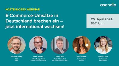 E-Commerce-Umsätze in Deutschland brechen ein – jetzt international wachsen!