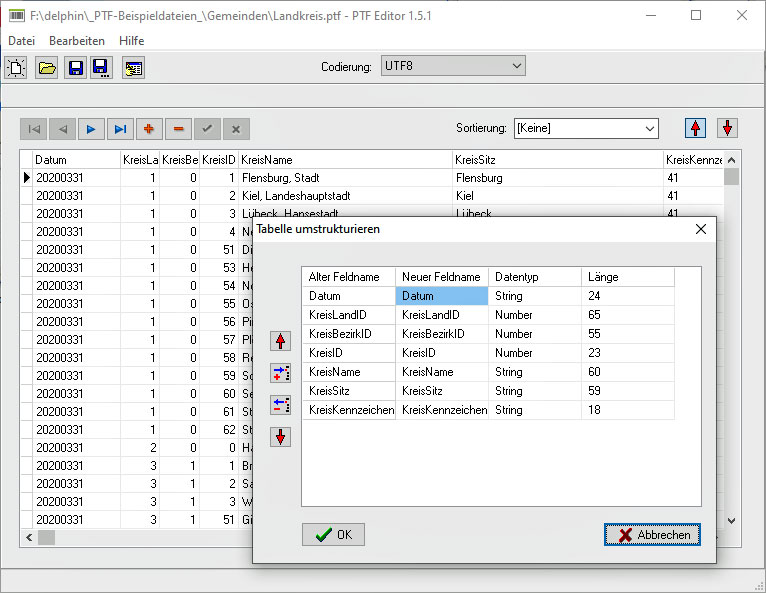 Kostenloser PTF Editor 1.5.1: Vereinfachen Sie Ihre Datenbankentwicklung mit diesem Tool!